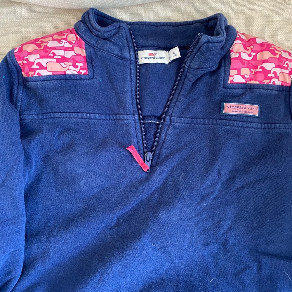 Vineyard vines girls pullover sweatshirt